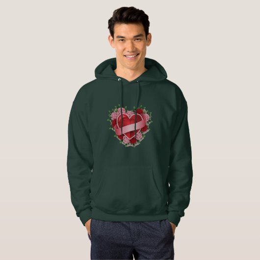 LOVE PATTERN-Hoodies & Sweatshirts Hoodie (Voorkant volledig)