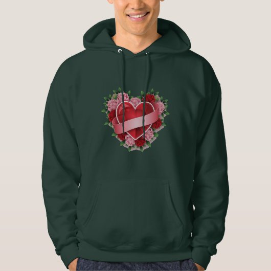 LOVE PATTERN-Hoodies & Sweatshirts Hoodie (Voorkant)