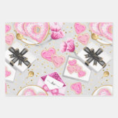 Love Pattern Inpakpapier Vel (Voorkant 3)