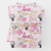 Love Pattern Inpakpapier Vel (In situ)