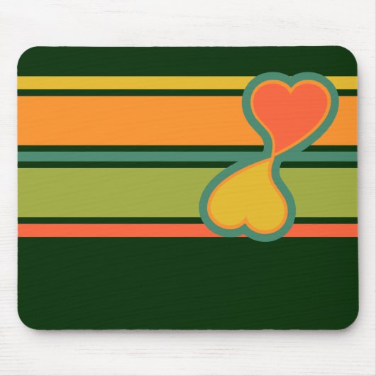 Love Pattern mousepad Muismat (Voorkant)