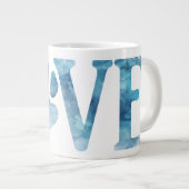 Love Paw Blue Grote Koffiekop (Voorkant rechts)