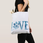 Love Paw Blue Tote Bag (Dichtbij)