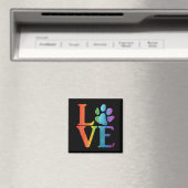 Love Paw Classic regenboog Magneet (Insitu (Vaatwasser))