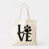 Love Paw Classic Tote Bag (Achterkant)