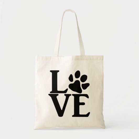 Love Paw Classic Tote Bag (Voorkant)