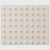 Love Paw Logo Kerst inpakpapier (Vlak)