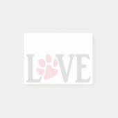Love Paw Post-it® Notes (Voorkant)