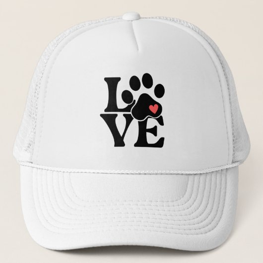 LOVE Paw Print Hondenliefhebber Pet (Voorkant)