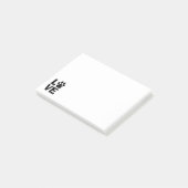 Love Paw Print Post-it Note (Schuin)