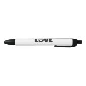 Love Paw Print Zwarte Inkt Pen (Bodem)