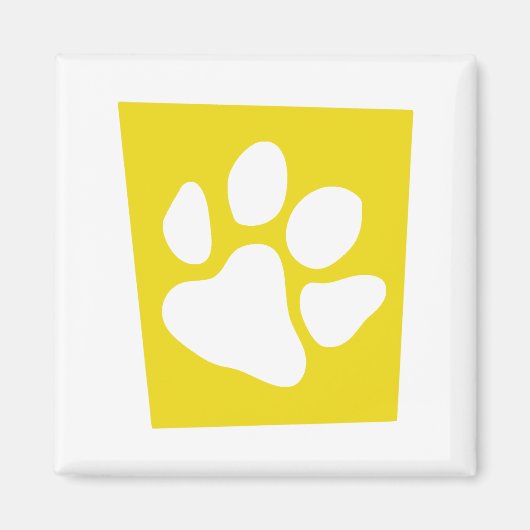Love Paw Retro Magneet (Voorkant)