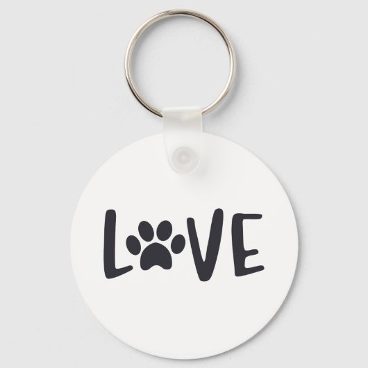 LOVE Paw Sleutelhanger (Voorkant)