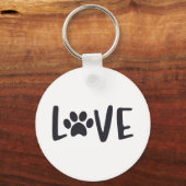 LOVE Paw Sleutelhanger (Voorkant)