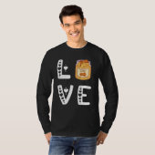 Love Pb Peanut Butter High Proteïne Food Paste San T-shirt (Voorkant volledig)