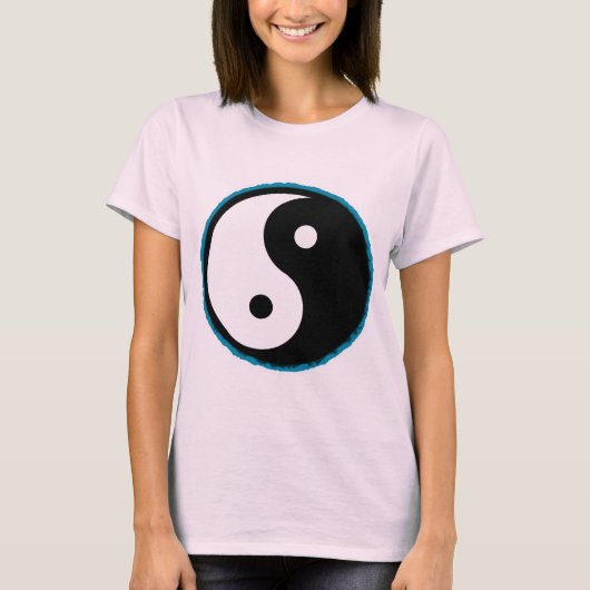 Love, Peace and Tie Dye Yin Yang Top (Voorkant)