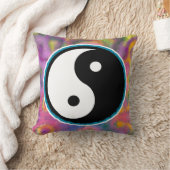 Love, Peace and Tie Dye Yin Yang Top Sierkussen (Deken)