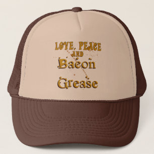 Love Peace & Bacon Grease Trucker Pet