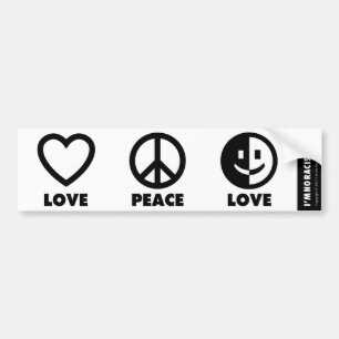 Love Peace Bumpersticker