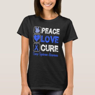 LOVE PEACE CURE-LADINGSSYNDROOM T-SHIRT