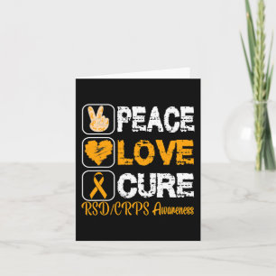 LOVE PEACE CURE RSD CRPS BEWUSTZIJN KAART