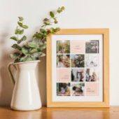 LOVE & PEACE FAMILIE FOTOCOLLAGE POSTER EN PRINT