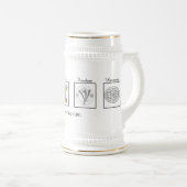 Love Peace Freedom Harmony Bierpul (Voorkant rechts)