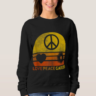 Love Peace Garden Funny Flower Garden Plant Whispe Trui