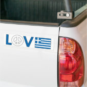 Love Peace Greece Bumpersticker (Op Truck)