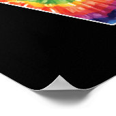 LOVE Peace HIPPIE Costume Stropdas Die 60s 70s Flo Poster (Hoek)