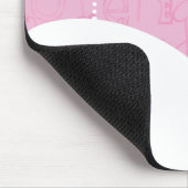 Love Peace Hope Whale Mousepad Muismat (Hoek)