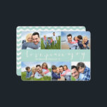 Love Peace Joy Aqua Band Modern 6 Photo Collage Feestdagenkaart<br><div class="desc">Ontworpen door: fat*fa*tin. Eenvoudig aan te passen met uw eigen tekst,  foto of afbeelding. Voor douaneverzoeken,  te contacteren gelieve vet*fa*tin direct. Aangepaste kosten zijn van toepassing op www.zazzle.com/fat_fa_tin www.zazzle.com/color_therapy www.zazzle.com/fatfatin_blue_knot www.zazzle.com/fatfatin_red_knot www.zazzle.com/fatfatin_box www.zazzle.com/fatfatin_ink</div>