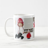 Love Peace Joy Color Blokkeert Foto Collage Mok (Links)