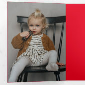 LOVE PEACE JOY | Foto toevoegen Drieluik Wenskaart (Binnenzijde eerst)