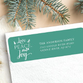 Love Peace Joy Holiday Etiket