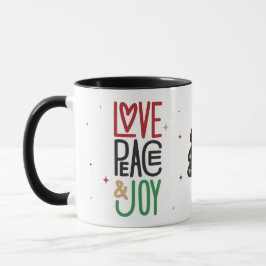 Love, Peace & Joy-kerstboom Mok