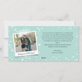 Love Peace Joy Simple Trendy Script Modern 7 Photo Feestdagenkaart (Achterkant)