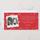 Love Peace Joy Simple Trendy Script Modern 7 Photo Feestdagenkaart (Achterkant)