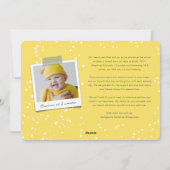 Love Peace Joy Tiny Kisses Baby's 1e Kerstmis Feestdagenkaart (Achterkant)