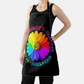 Love Peace Kindness Inclusion Peace Sign Daisy Schort (Insitu)