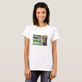Love Peace Koeien (licht) T-shirt (Voorkant volledig)