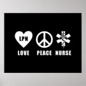 Love Peace LPN Poster (Voorkant)