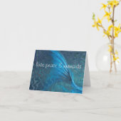 Love Peace & Mermaids Card Kaart (Gele Bloem)