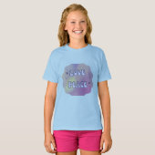 Love Peace Pastel Aesthetic Kids T-Shirt (Voorkant volledig)
