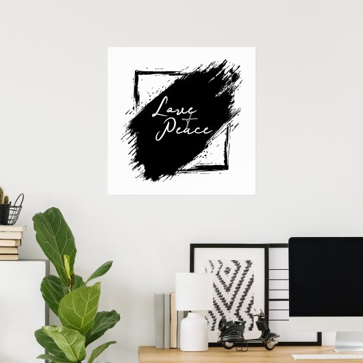 Love & Peace poster & Prints (Thuiskantoor)