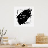 Love & Peace poster & Prints (Keuken)