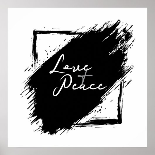 Love & Peace poster & Prints (Voorkant)