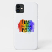 Love Peace Pride Case-Mate iPhone Case (Achterkant)