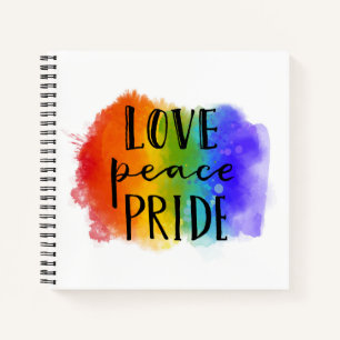 Love Peace Pride Notitieboek