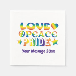 Love Peace Pride Servet